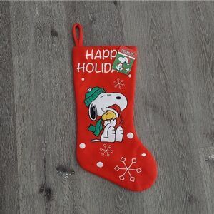 Peanuts Snoppy & Woodstock Christmas Stocking